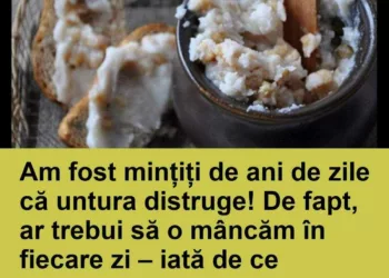 Am fost mințiți de ani de zile că untura distruge! De fapt, ar trebui să o mâncăm în fiecare zi