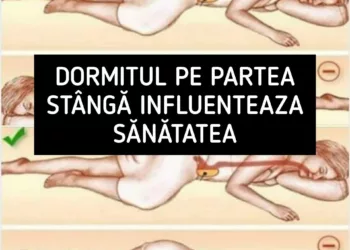 Dormitul pe partea stângă influențează sănătatea cum nu te-ai fi gândit vreodată