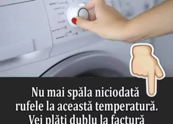 Nu mai spăla niciodată rufele la această temperatură. Consumul de curent este uriaș. Vei plăti dublu la factură