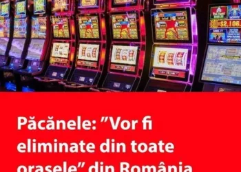 Jocurile de tip păcănele: ”Vor fi eliminate din toate orașele” din România
