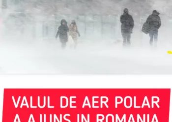 Valul de aer polar a ajuns în România. Stratul de zăpada va ajunge până la 15 cm în unele județe
