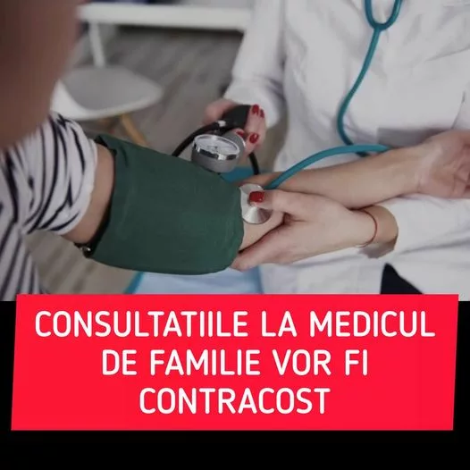 Consultațiile la medicul de familie vor fi contra cost, începând cu data de 1 februarie | Sumele pe care le vor scoate din buzunare românii