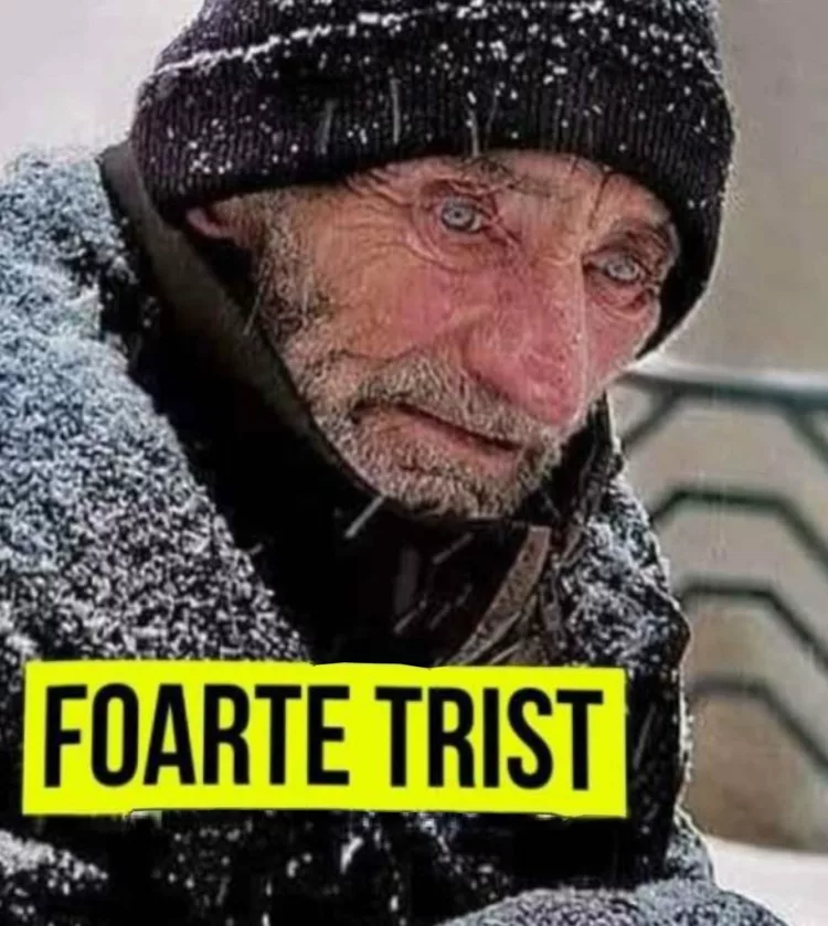 Foarte trist ! Intr-o noapte foarte rece, un om putred de bogat a intalnit un batranel necajit, afara. Miliardarul s-a oprit si l-a intrebat: „Nu simti ca este frig afara si nu porti niciun palton”?
