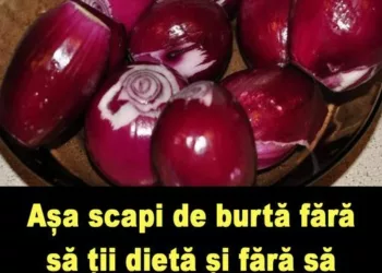 Așa scapi de burtă fără să ții dietă și fără să rămâi cu vergeturi pe corp: Trebuie să faci un singur lucru cu o ceapă roșie, în fiecare zi