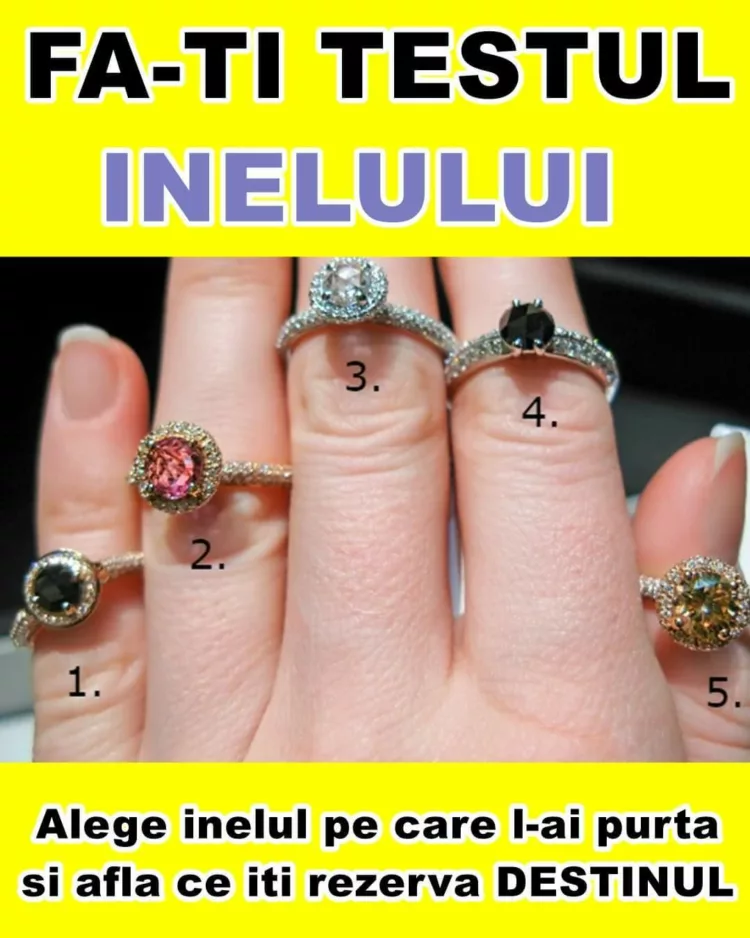Fă-ți testul, s-ar putea să fii surprinsă: Alege inelul pe care l-ai purta și află ce-ți rezervă destinul
