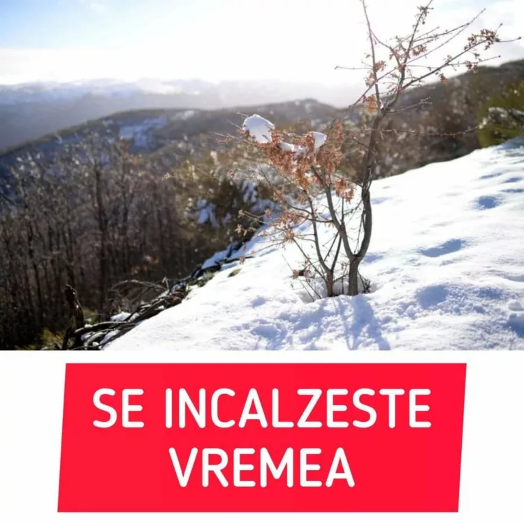 Vremea se încălzește după episoadele cu ger.