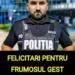 Mihai, un poliţist din Iaşi, nu i-a mai dat amendă unui şofer, după ce fetiţa acestuia…