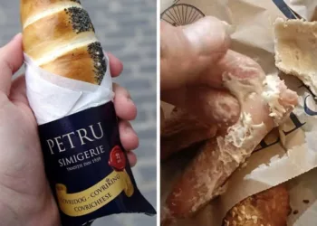 Ce a primit un tânăr din Iași care a cumpărat un covridog de 5,5 lei de la simigeria Petru. Când a mușcat din el, a înlemnit!