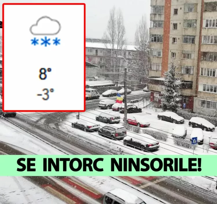 Meteorologii Accuweather anunță că se întoarce iarna în România. Pe ce dată exactă revin ninsorile