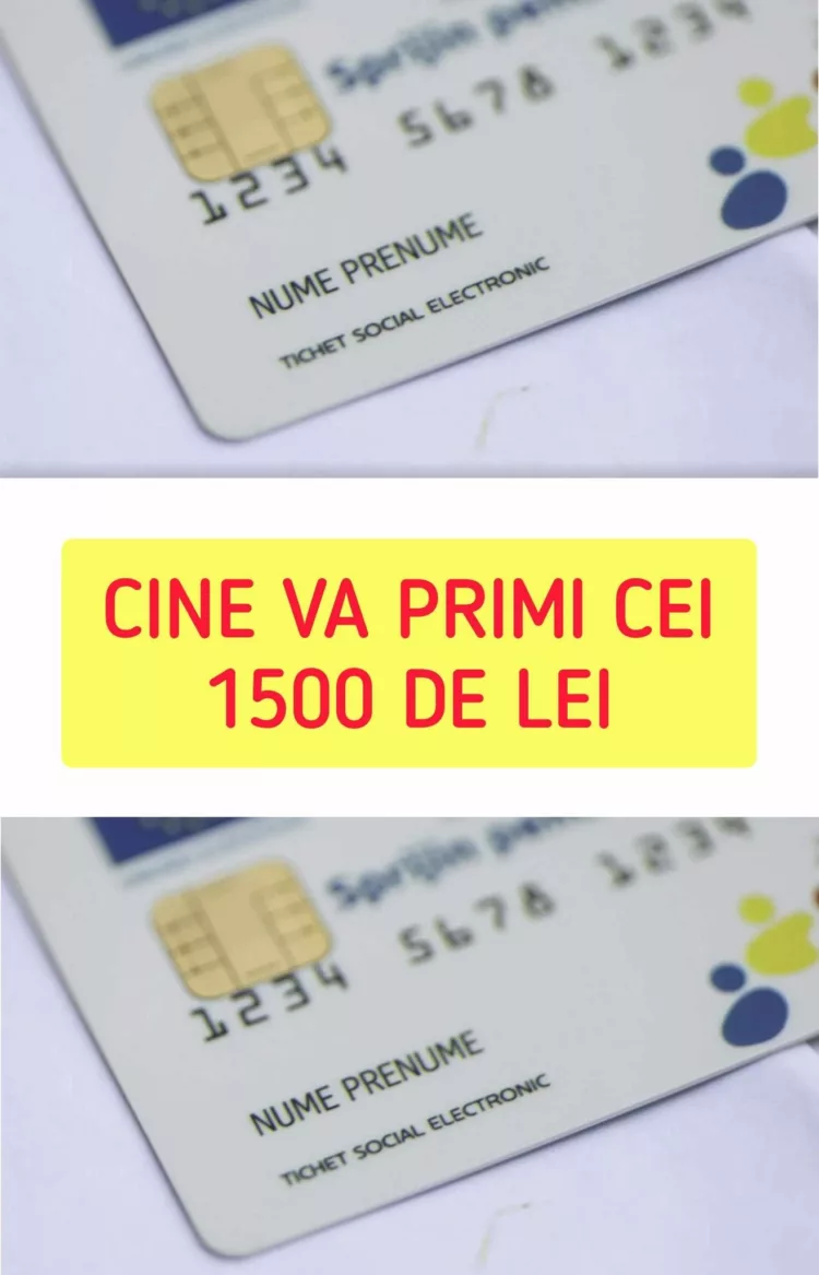 Se modifică limita de venit la cardurile pentru alimente. Cine va mai primi cei 1.500 lei