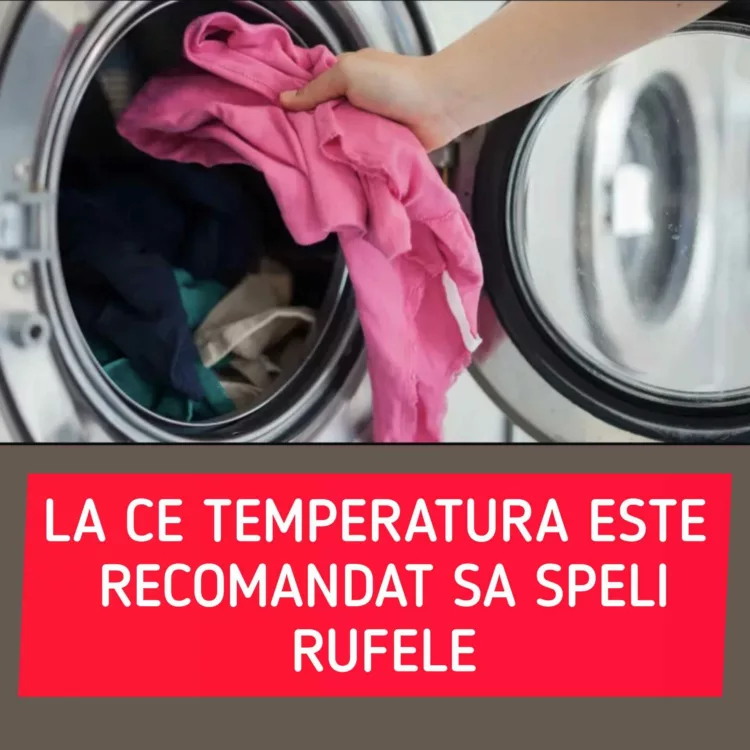La ce temperatură este recomandat să speli rufele la maşina de spălat. Informaţia care te ajută să ţii în frâu consumul de curent