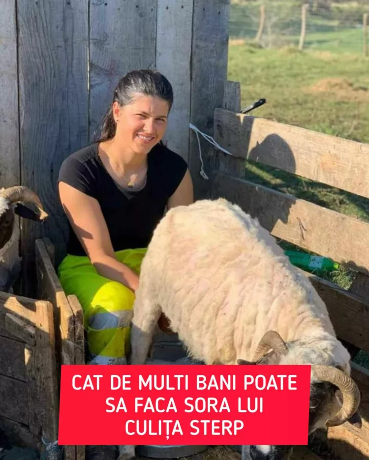 Cât de mulți bani poate să facă Geta, sora lui Culiță Sterp? Sora artistului e ciobănița și are propria stână de oi