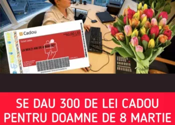 Tichete cadou de 8 martie 2024. Se dau 300 de lei neimpozabili doar pentru doamne. Cine primeşte vouchere de Ziua femeii
