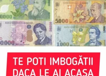 Bancnotele de la Revoluția din 1989 pe care se cer 90.000 de euro.