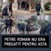 Petre Roman nu a putut să o privească, pentru ultima oară, pe Mioara Roman, la priveghi