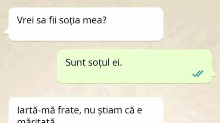 BANC: -Vrei să fii soția mea?