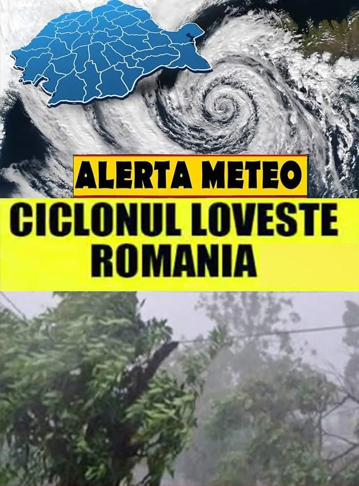 ALERTA ANM! Ciclonul care a facut ravagii in Europa va lovi Romania in orele urmatoare