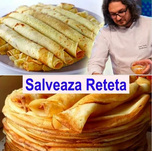 Cea mai tare reteta de clatite a lui chef Florin Dumitrescu. Ingredientul secret:
