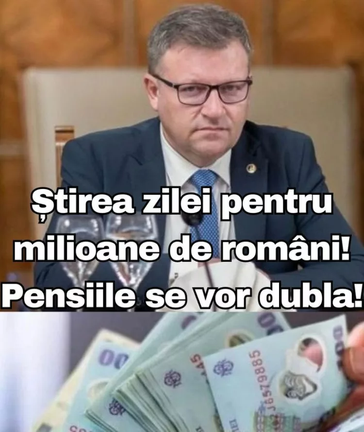 Stirea zilei pentru milioane de români! Pensiile se vor dubla! Ministrul Muncii a anunțat că pensia minimă va fi…
