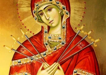 Acatistul Maicii Domnului la icoana ,,Şapte săgeţi”