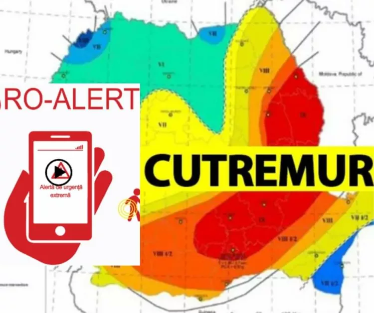 S-a stabilit cu cât timp înainte primești mesaj RO-Alert dacă va fi cutremur