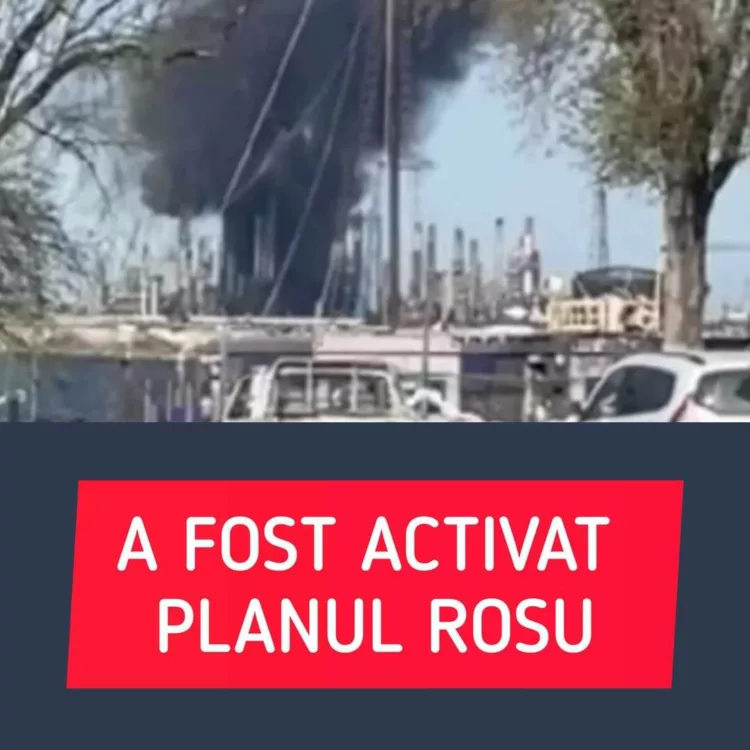 O noua Explozie la Rafinăria Petromidia. Planul Roșu de Intervenție a fost activat