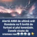 Alertă meteo de ultimă oră! ANM anunță că România va fi lovită de furtuni si ploi torențiale. Zonele vizate de vremea rea