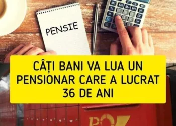 Câți bani va lua un pensionar care a lucrat timp de 36 de ani