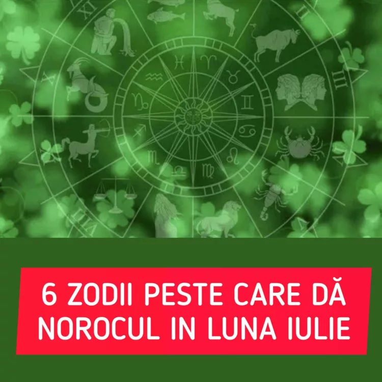 6 zodii peste care dă norocul în luna iulie. Vine cea mai bună perioadă din viața lor