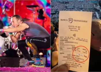 Prețuri exorbitante la concertul Coldplay de pe Arena Națională! Cât a plătit un bucureștean pentru două ape, două doze de suc și popcorn