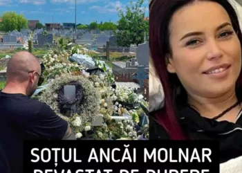 Soțul Ancăi Molnar, devastat de durere la mormântul ei! Ce i-a adus bărbatul la cimitir, la doar câteva zile după ce a condus-o pe ultimul drum: ”Totul pare un vis urât”