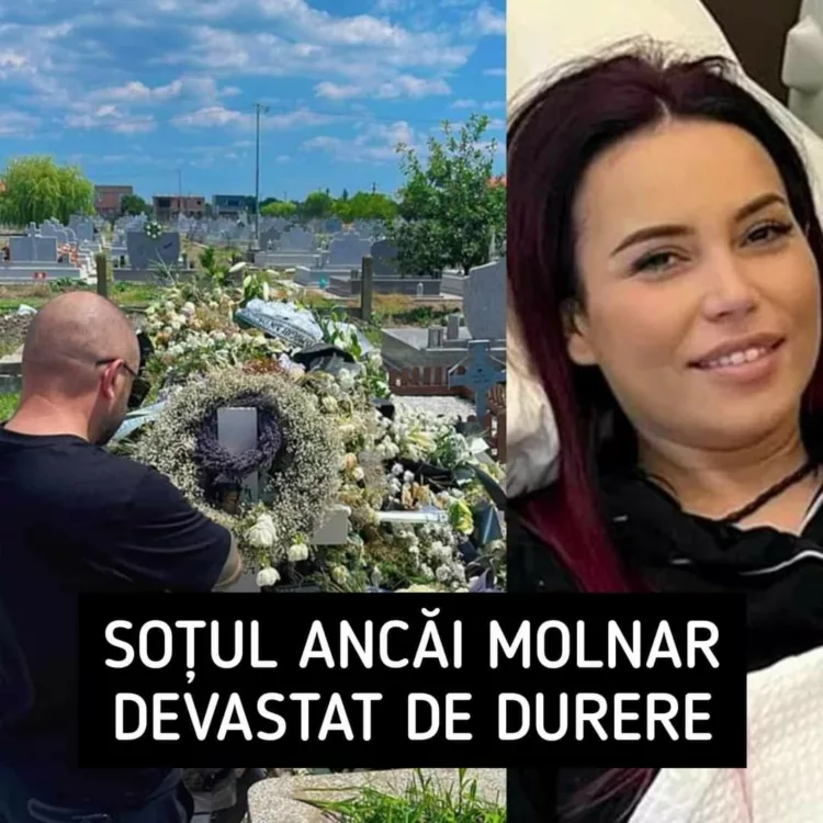 Soțul Ancăi Molnar, devastat de durere la mormântul ei! Ce i-a adus bărbatul la cimitir, la doar câteva zile după ce a condus-o pe ultimul drum: ”Totul pare un vis urât”