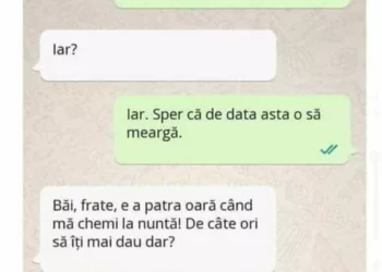 Salut. Vii mâine la nuntă?