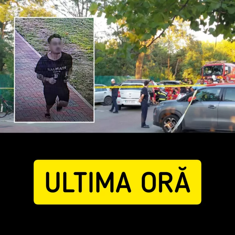 Șoferul care a fugit după ce a ucis un băiat de 9 ani și a rănit-o pe sora lui de 7 ani, în parcarea unui parc din București, a fost reținut. Are 17 ani