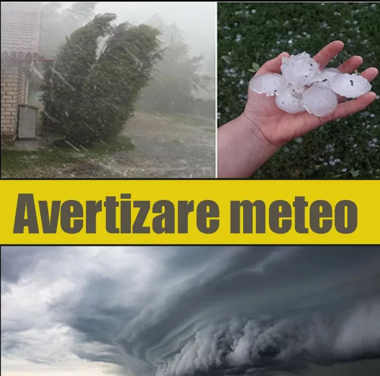Romania, lovita de ploi torentiale, vijelii si grindina