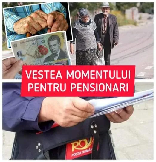 Vestea momentului pentru pensionari!