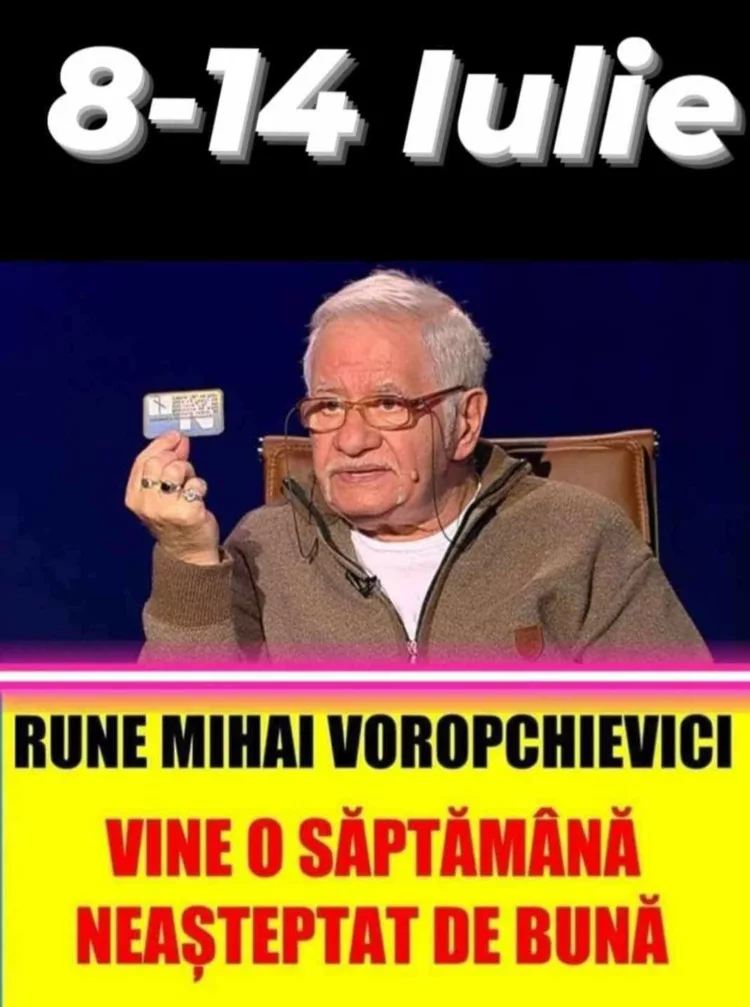 Mihai Voropchievici Horoscop Rune 8-14 iulie