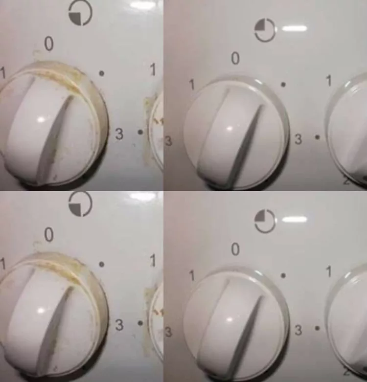 Butoanele aragazului meu erau întotdeauna pline de grăsime, se murdăreau mereu după două utilizări. De când o prietenă mi-a arătat tehnica ei, în sfârșit strălucesc!