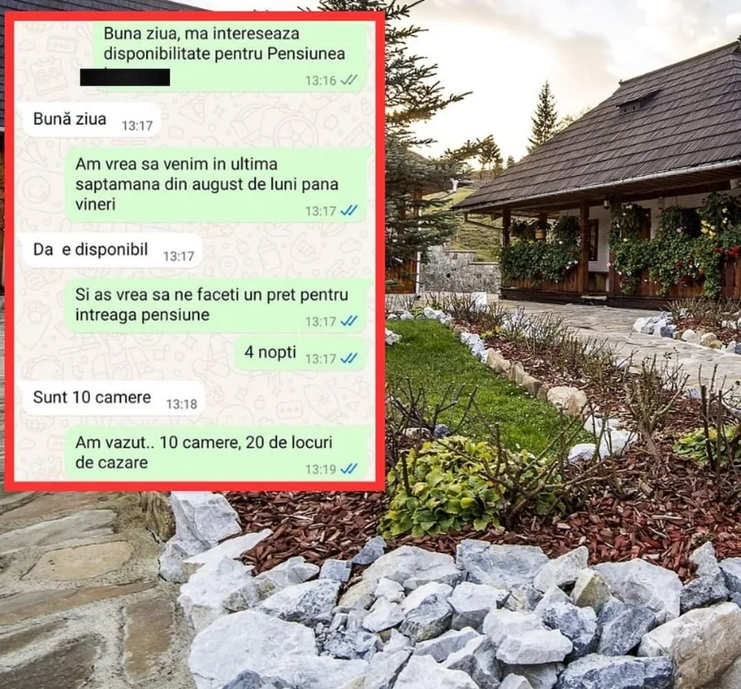 Oferta HALUCINANTĂ primită de o româncă după ce a vrut să închirieze o pensiune în Bucovina