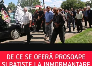 Pare curios, dar iată de ce se oferă prosoape și batiste la înmormântare. Explicația care te va uimi