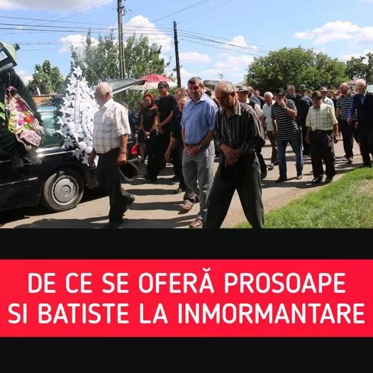 Pare curios, dar iată de ce se oferă prosoape și batiste la înmormântare. Explicația care te va uimi