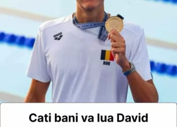 Cati bani va lua David Popovici după ce a cucerit medalia de AUR si cea de Bronz de la Olimpiada