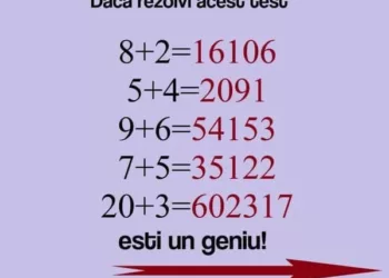 Dacă rezolvi acest test eşti un geniu!