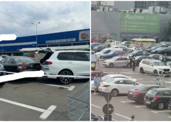 Accident teribil în parcarea de la IKEA! O mamă a fost lovită cu maşina de copiii săi, care s-au jucat la schimbător