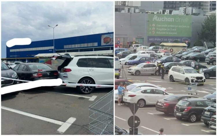 Accident teribil în parcarea de la IKEA! O mamă a fost lovită cu maşina de copiii săi, care s-au jucat la schimbător