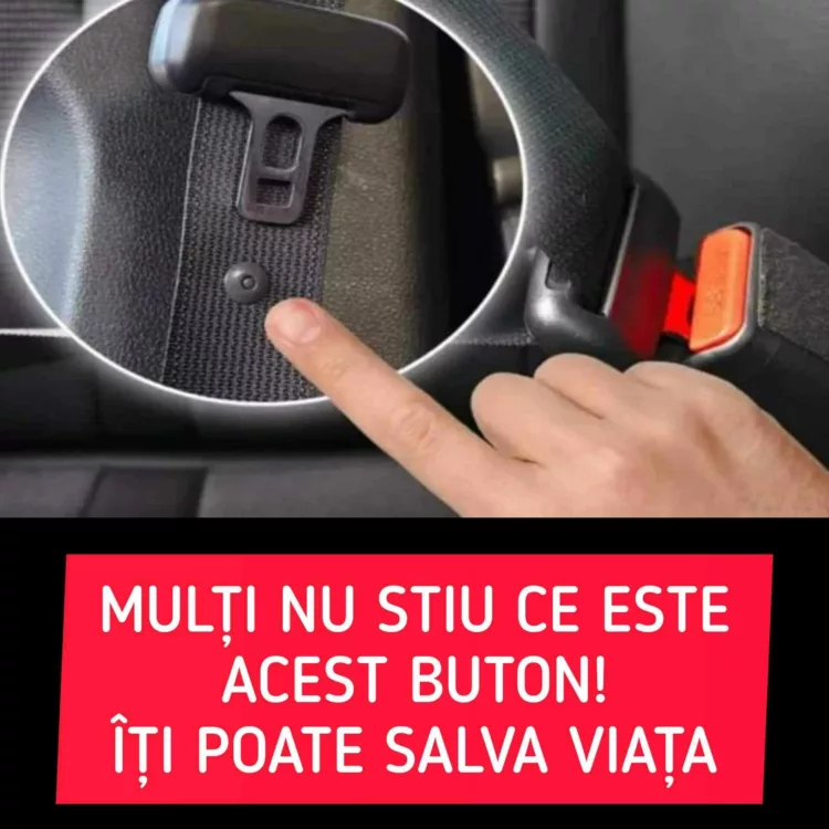 Butonul secret aflat pe centura de siguranţă care îţi poate salva viaţa în caz de accident auto. Puţini şoferi ştiu acest lucru!