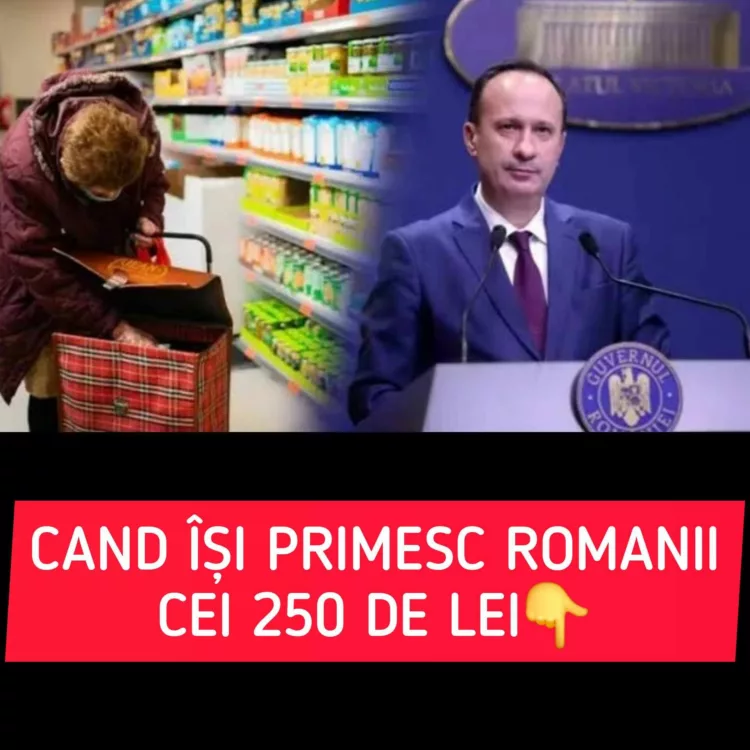 O nouă tranșă de vouchere pentru alimente. Când își primesc românii cei 250 de lei