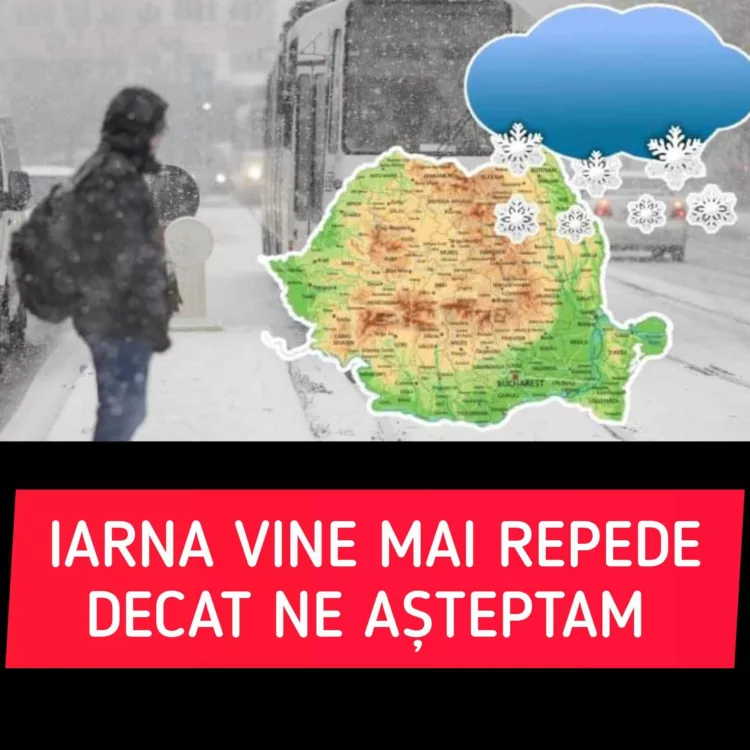 Iarna vine mai repede. Când va ninge prima dată în România în acest sezon