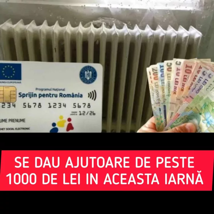 Se dau ajutoare de peste 1000 de lei iarna aceasta. Carduri de alimente și vouchere de energie pentru peste 2 milioane de români