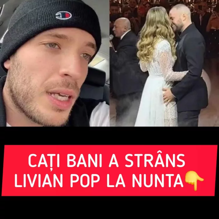 Câţi bani a strâns din dar Livian Pop la nuntă?